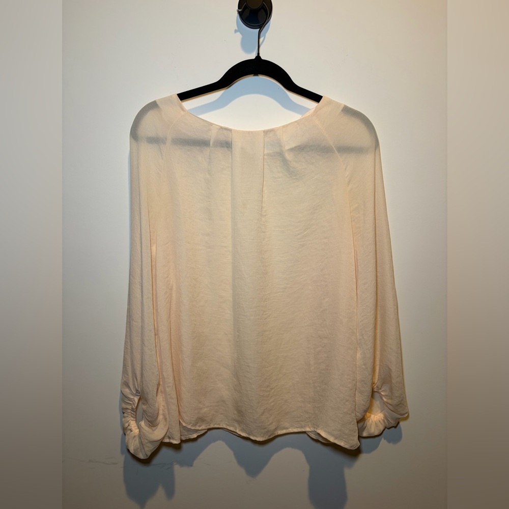 Zarina Cream Silk Women's Blouse